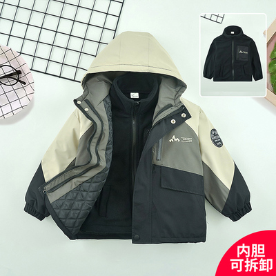 加厚冬季加厚夹棉外套大童