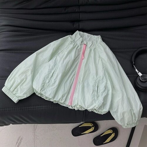 童装女童双层原纱轻薄防晒衣2026夏季新款儿童透气防晒服外套