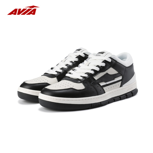 板鞋 AVIA爱威亚24秋冬男子运动鞋 825R复古胶底低帮熊猫配色经典