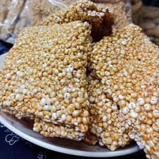 小米糖卷子山东巨野家乡地方特色糕点老式传统纯手工制作怀旧零食