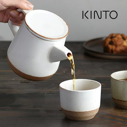 KINTO纯手工陶瓷耐高温茶壶
