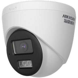 海康威视POE白光全彩摄像机人形检测半球摄像头DS 2CD1345V2