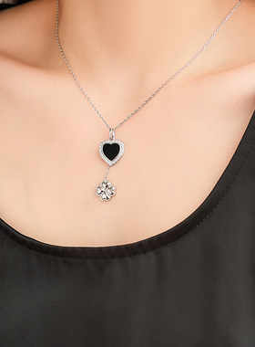 堤喜925银纯银蛇骨链女项链