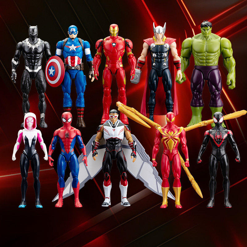 中动玩具蜘蛛人平行世界系列7寸公仔漫威人物模型男孩生日礼物