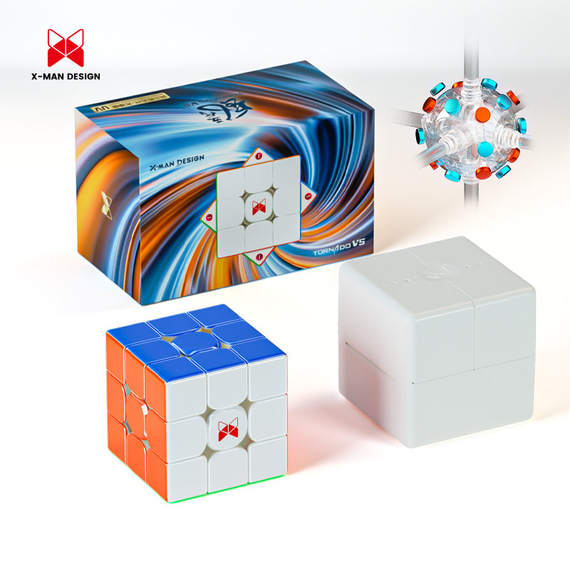 奇艺XMD风三阶五代魔方磁图片