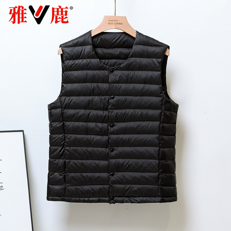 雅鹿2022轻薄羽绒服短款保暖