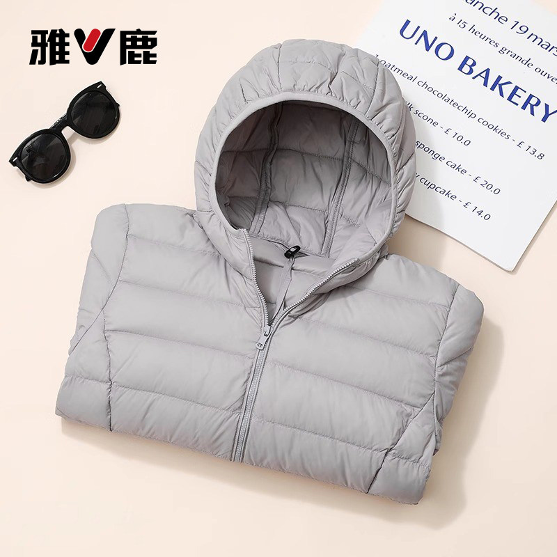 官方轻薄羽绒服雅鹿百搭