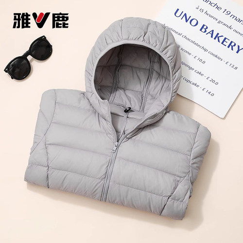 官方轻薄羽绒服雅鹿百搭