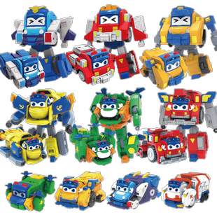 百变校巴消防队长烈焰神风弹射变形玩具火星大冒险至尊版警长歌德