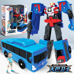 咖宝车神大巴巨人变形汽车机器人男孩玩具王牌车手卡宝咖金刚儿童