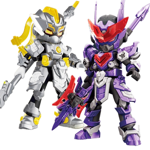 布鲁可英雄无限机甲吕布积木人偶孙悟空关羽马超可动手办布鲁克如