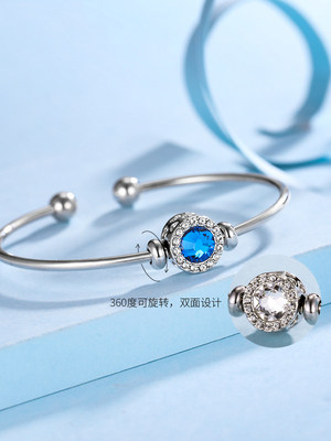 元素日式手链轻奢冷淡风水晶设计采用异地恋手镯女施华小众洛世奇