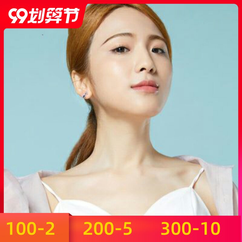 洛世潮采感耳钉耳环奇纯银新款音符耳饰高级施华2020年小巧简约女