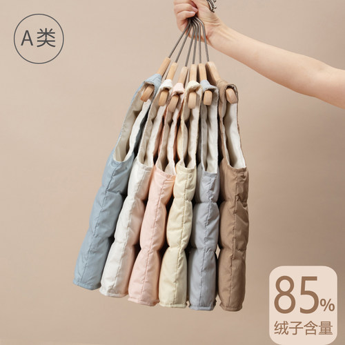 浅儿贝比儿童90白鸭绒加厚马甲
