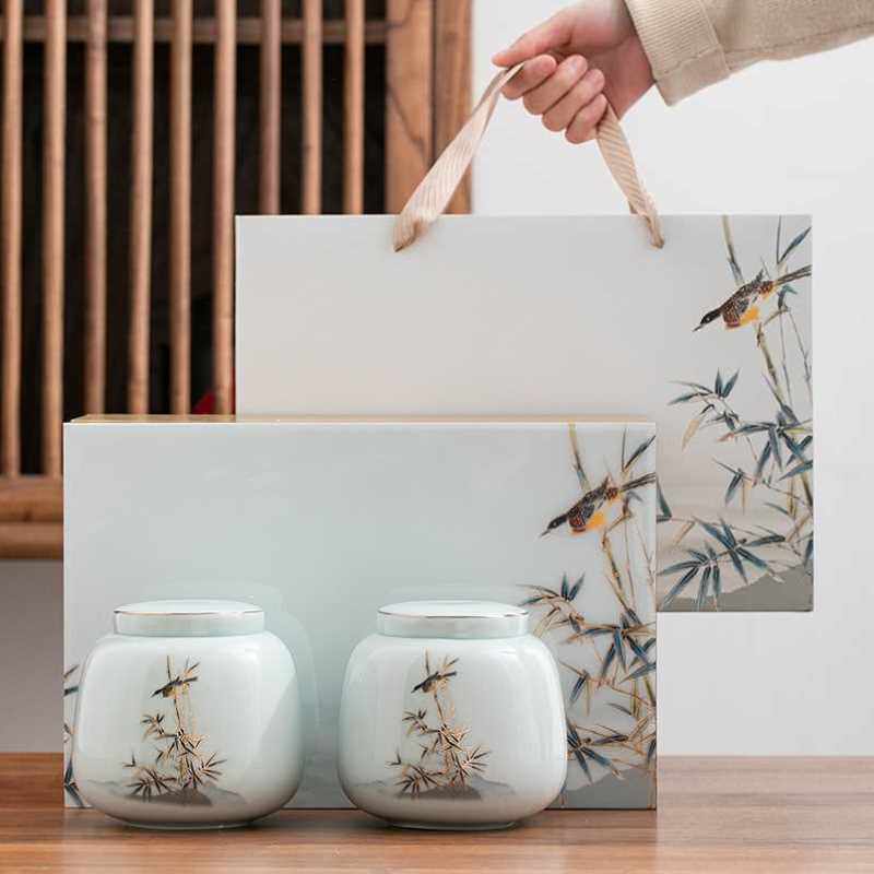 茶叶礼盒空盒包装盒高档精致小型单丛便于携带两泡芳华伴手礼