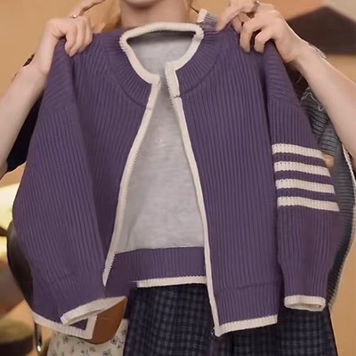 女男童冬季毛衣2025秋冬新款儿童时髦加厚保暖宝宝针织开衫外套