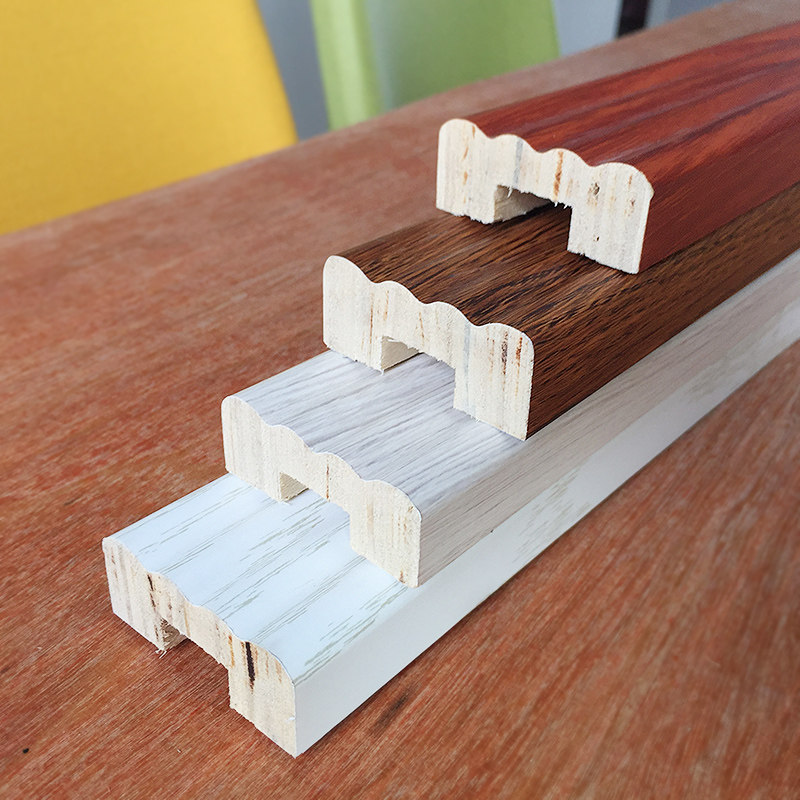 实木罗马柱柜子装饰线条柜体包边线免漆配套同色衣柜橱柜收口线