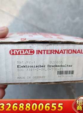贺德克压力传感器EDS 3346-2-060-Y00-F议价