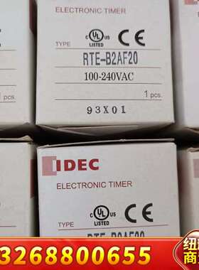IDEC和泉 RTE-B2AF20 110-240VAC议价