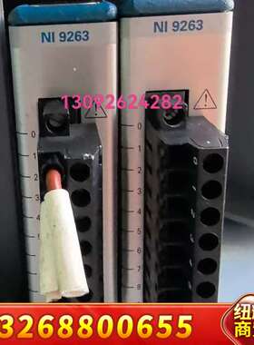 NI 9263 数据采集模块，实物拍摄功能完好。模块成色正常议价