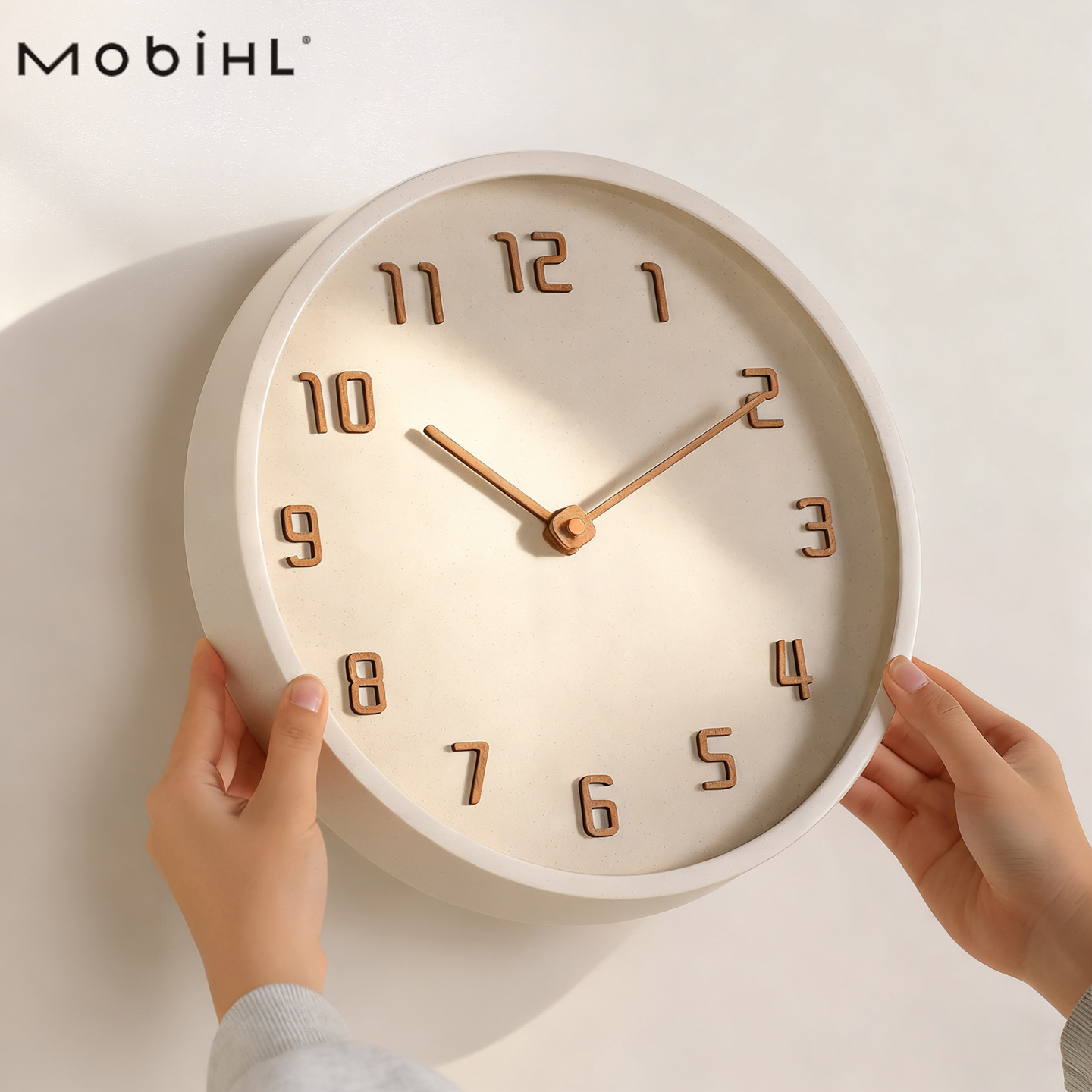 【静音机芯】高级感百搭简约挂钟