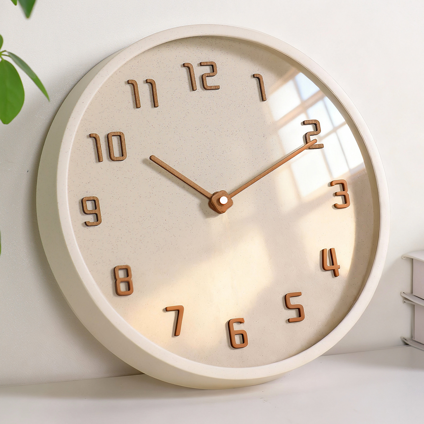 【2025新款简约】免打孔挂钟