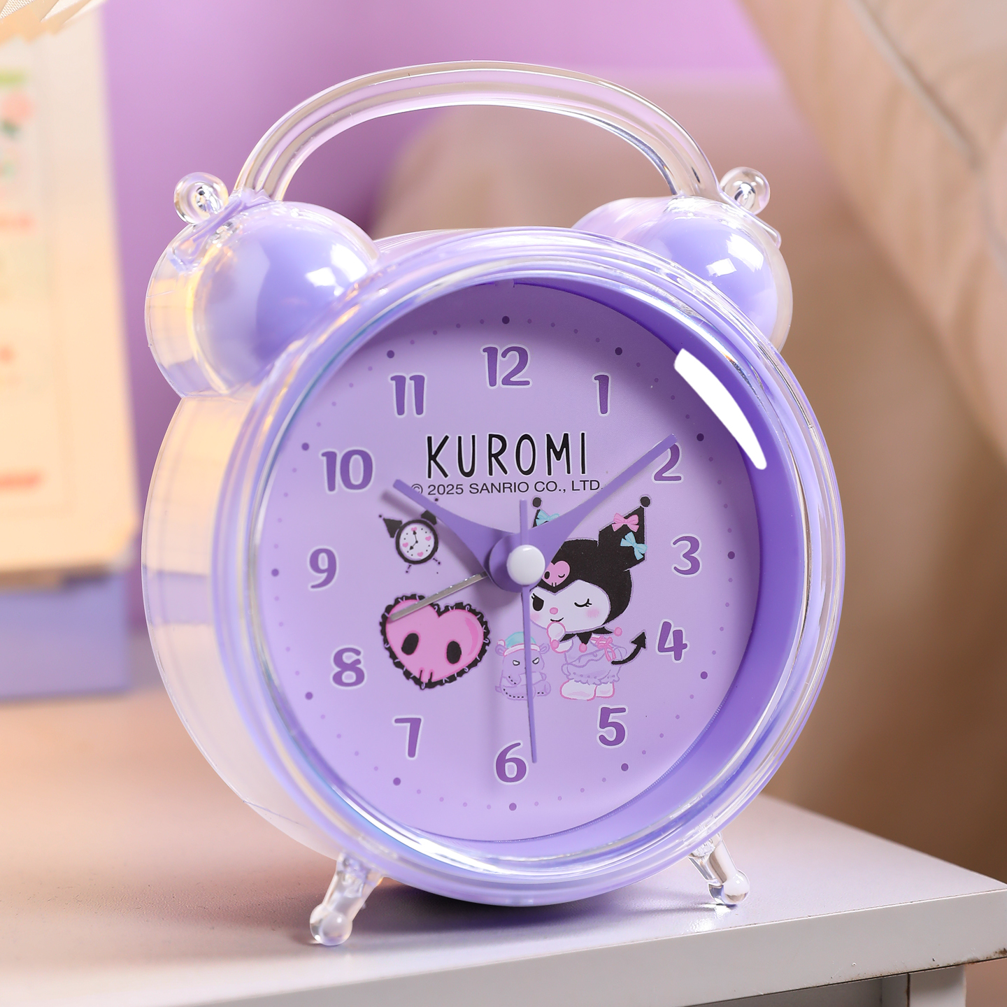 三丽鸥正品库洛米美乐蒂闹钟迷你