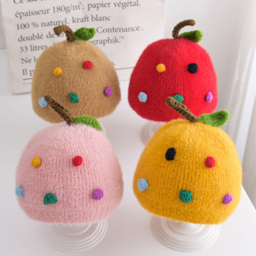 秋冬款公主可爱超萌保暖婴儿帽子