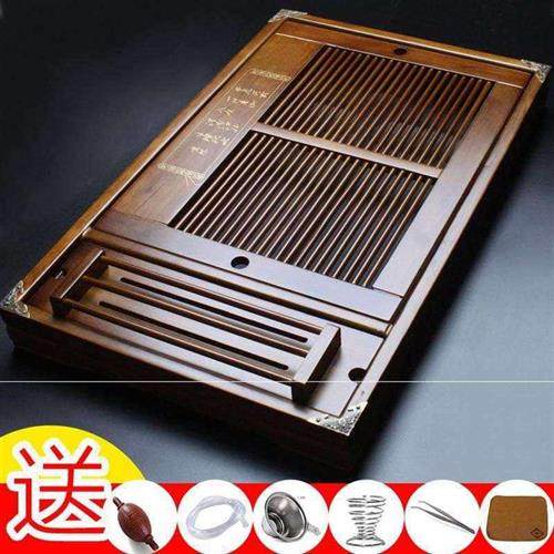 茶几上放的小茶台干炮台茶盘过滤垫 抽屉式抽屉式储水式简约