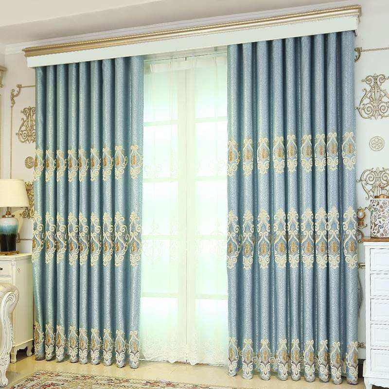 窗帘成品欧式窗帘立体花型豪华百搭厚实高贵精美阳台浪漫客厅精致