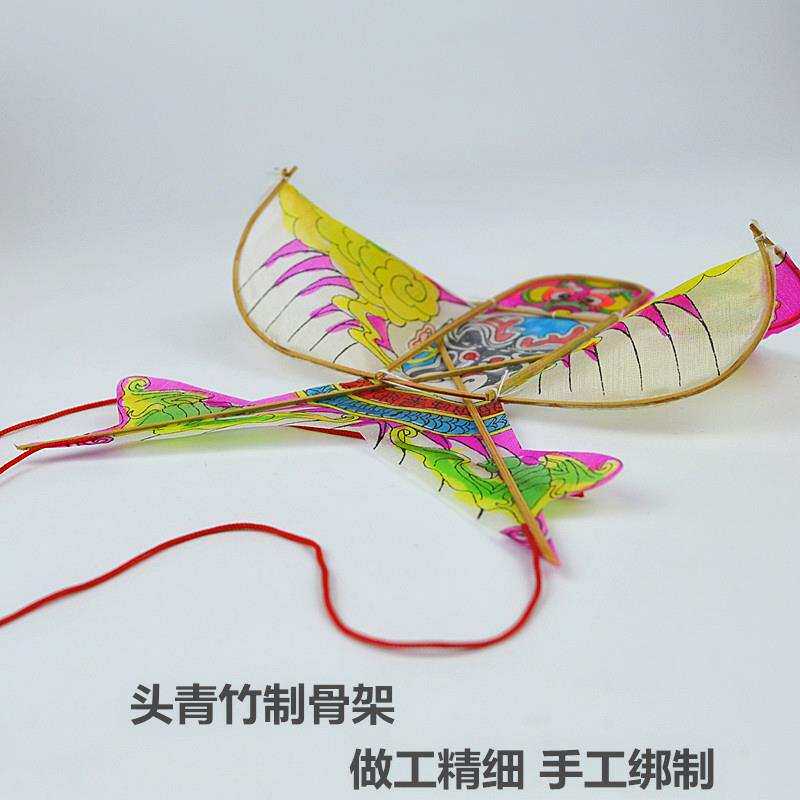 传统风筝礼盒手工手绘绢丝礼品可精品纸鸢燕子微型放飞沙燕风筝