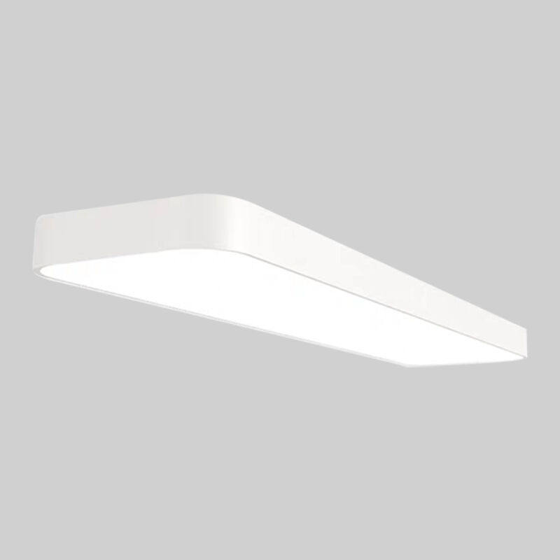 龙代商务楼商用吸顶吊灯超市实验楼方通灯LX白色外壳黄光3000K4i.