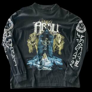 美式古着Vintage 阿美咔叽西海岸青春流行质感硬挺高街长袖T恤