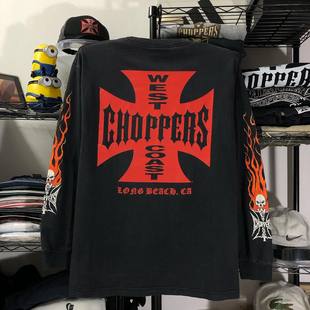 美式 T恤超酷中性古着怀旧颓废风 古着Vintage流行基础感休闲长袖