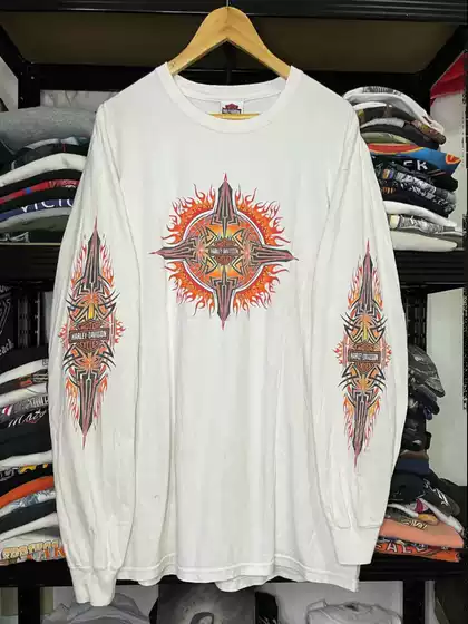 American Vintage Niche Casual Long-Sleeve T-Shirt, Unique and Creative Street Style, Old-School Loose High Street