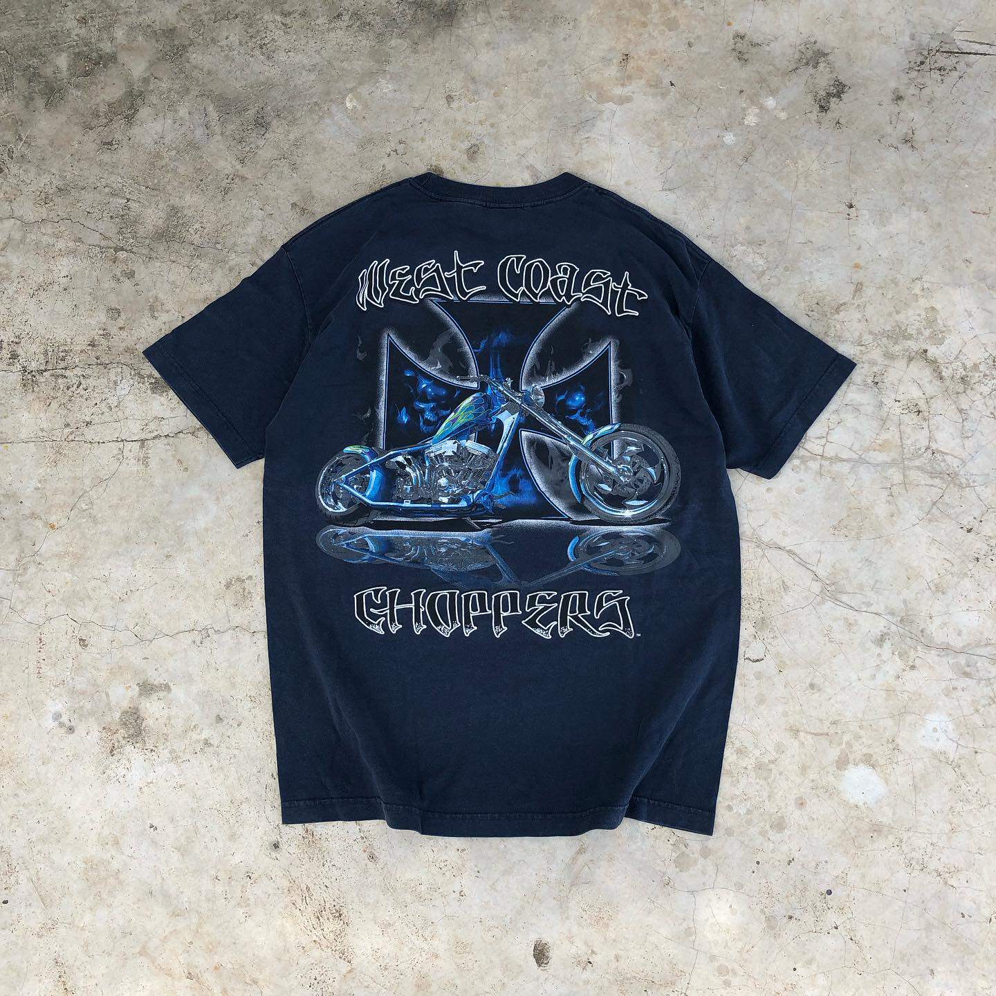 美式古着Vintage创意中性tattoo风格古着怀旧颓废风百搭短袖T恤