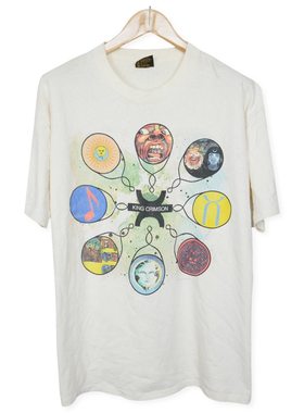 美式古着vintage King Crimson摇滚乐队复古短袖T恤大码oversize