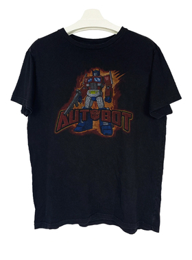 美式古着vintage Optimus Prime擎天柱美式重磅潮牌短袖T恤大码