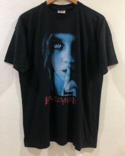 美式古着Vintage boogeyman乐队暗黑系酷飒风大码短袖街头T恤潮牌