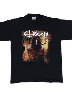美式古着Vintag 嘻哈超酷短袖T恤Ozzy Osbourne Ozzfest Shirt
