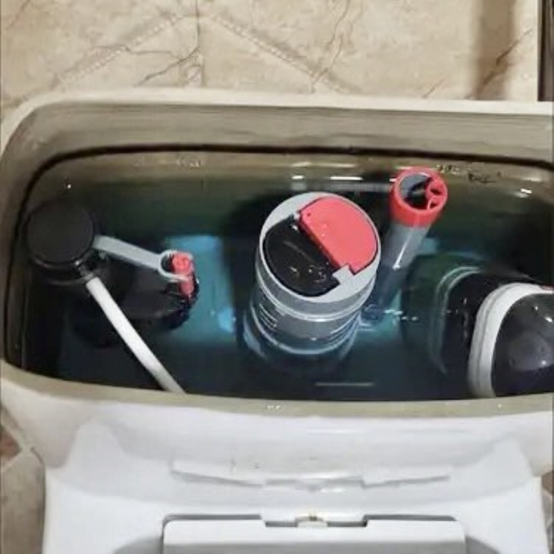 卫生间进水阀座便器冲水箱厕所分体抽水蹲便器老式蹲坑马桶通用