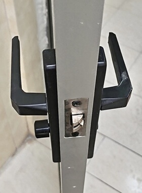 通用型阳台卫生间厨房铝合金厕所卫浴锁静音浴室门无钥匙窄边极窄