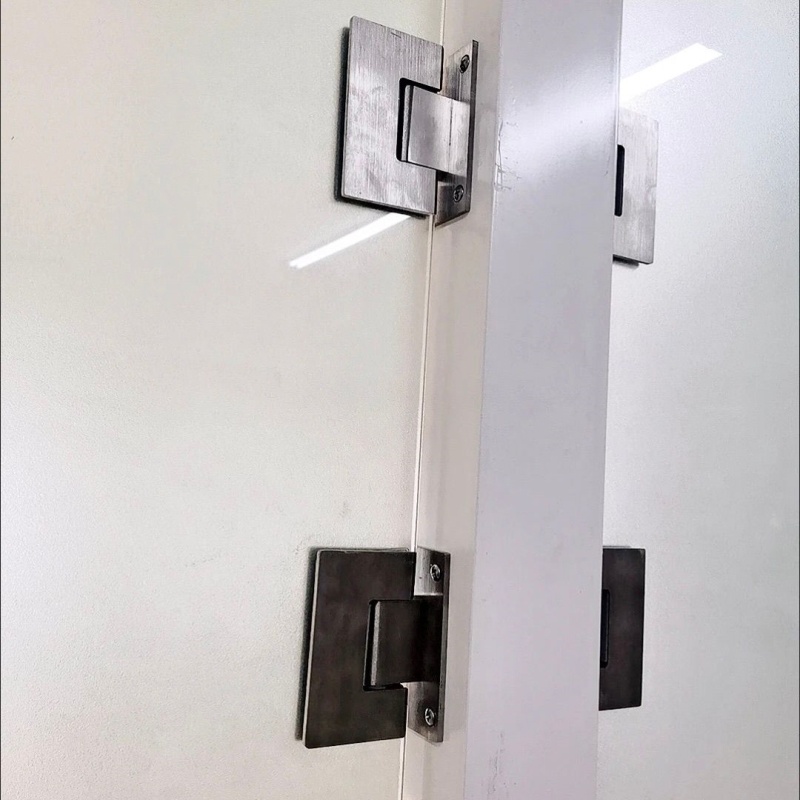 玻璃夹专用夹90度卫生间玻璃门浴室夹折页无框合页淋浴房铰链