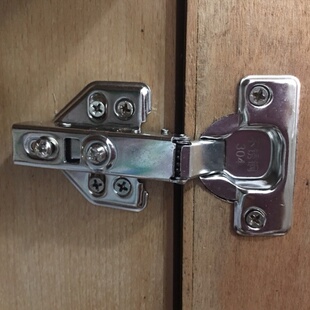 304不锈钢铰链阻尼缓冲液压门铰弹簧飞机烟斗衣柜橱柜门合页中弯