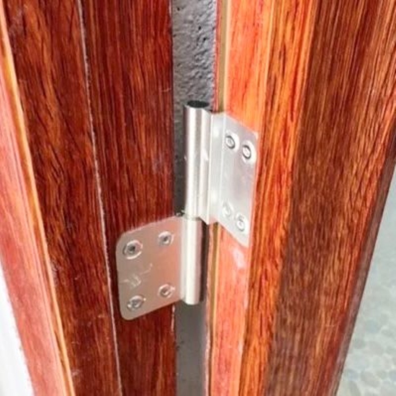 老式折页铝合金平开门活页配件凹槽型铰链厕所合页卫生间合叶