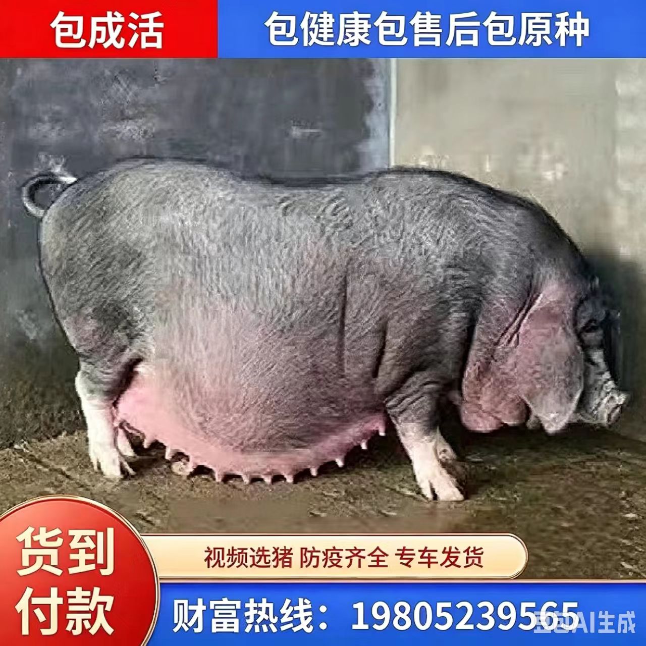 纯原种太湖母猪苏太母猪大白长白二元小母猪黑公猪仔活苗活体包邮