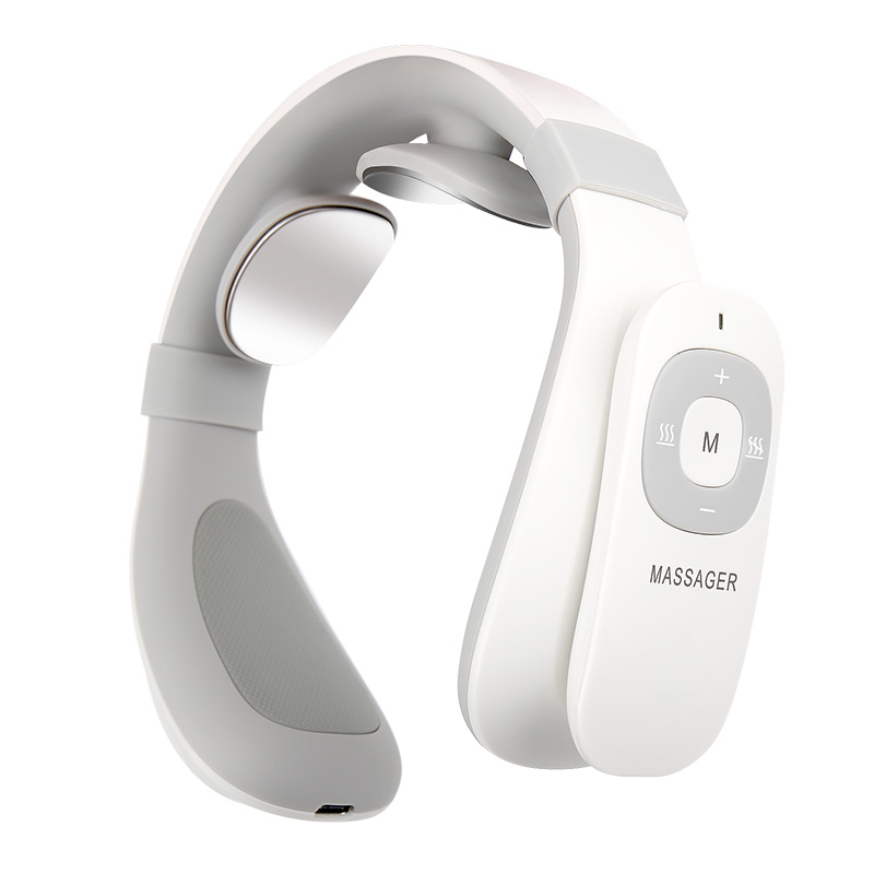 日本HKA颈椎按摩器颈部按摩仪加C热脖子振动脉冲智能家用护颈仪器