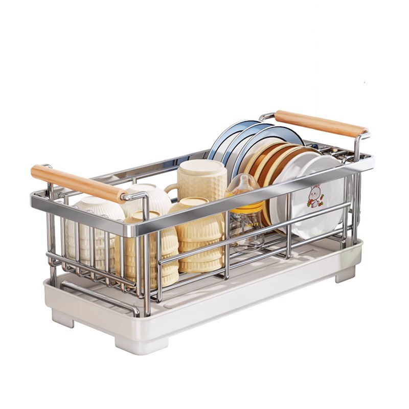 德国不锈钢碗架h沥水架窄款厨房置物架新款放碗盘沥水篮碗碟收纳