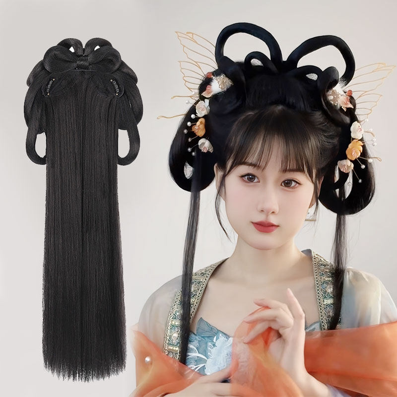 古装汉服假发一体式发箍全头套古风头饰女造型发型盘发发髻垫发包,美发护发/假发,发包/丸子,淘宝优惠券,粉丝福利购,淘宝优惠卷