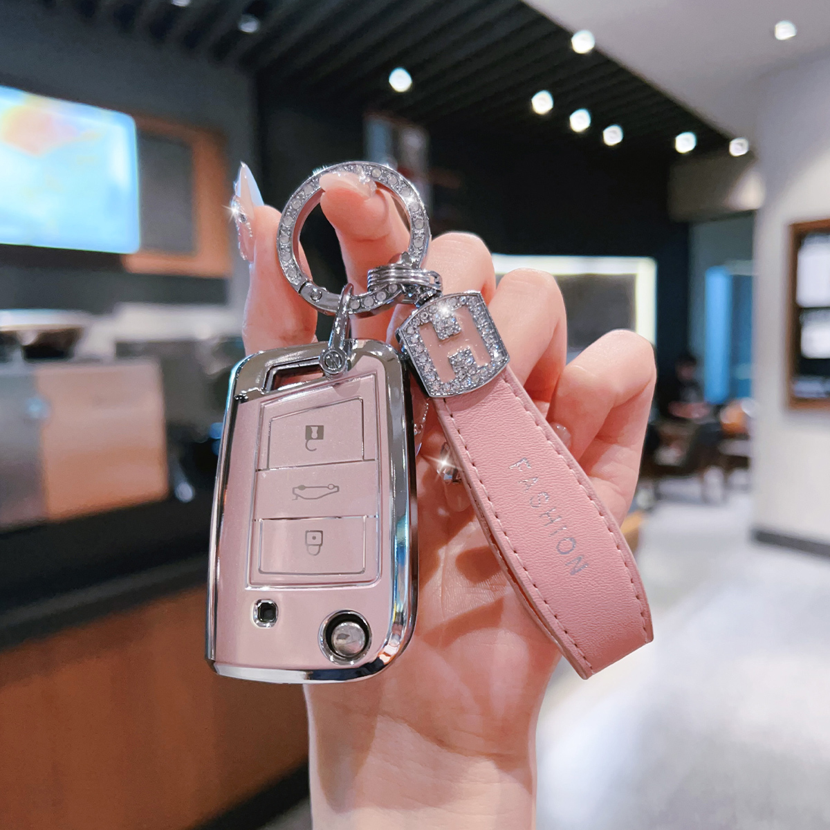 大众专用钥匙套高档壳